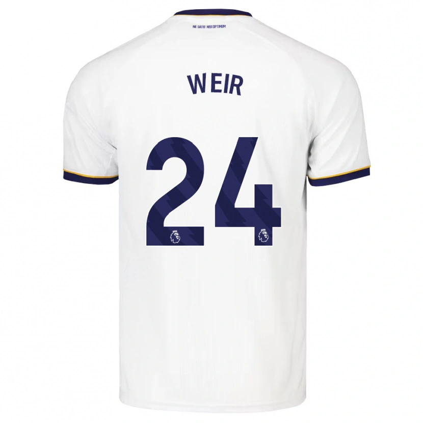 Danxen Dames Kenzie Weir #24 Middernachtblauw Wit Geel Uitshirt Uittenue 2026/27 T-Shirt België