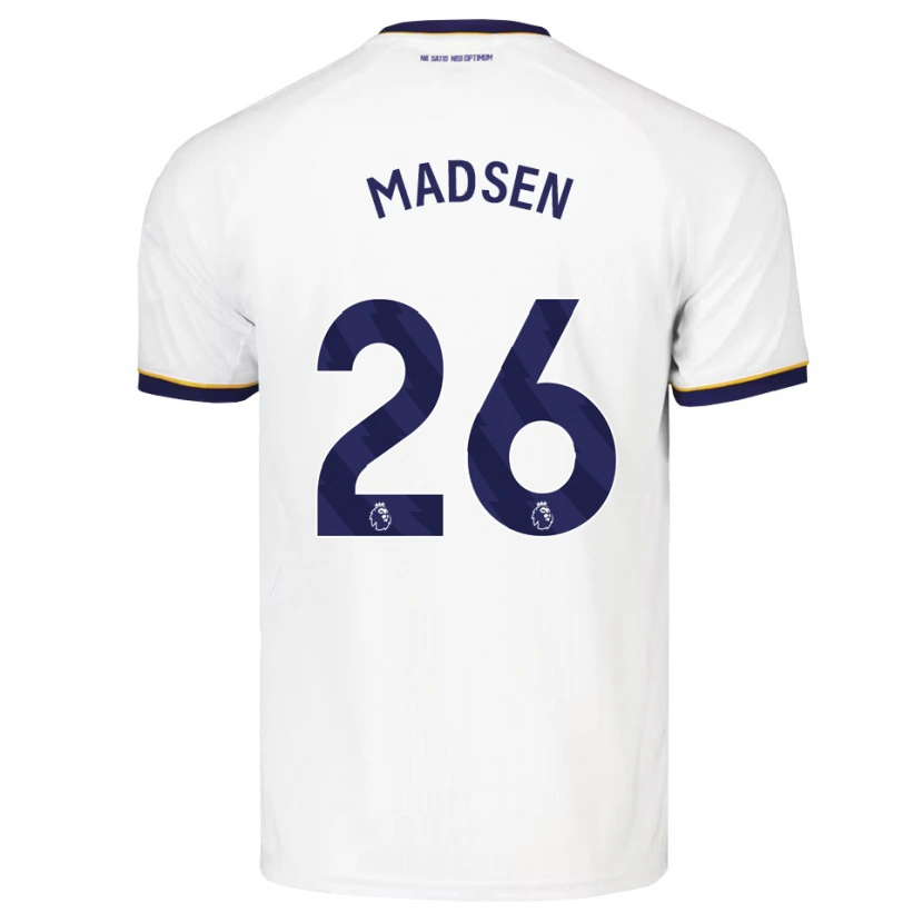 Danxen Dames Rikke Madsen #26 Middernachtblauw Wit Geel Uitshirt Uittenue 2026/27 T-Shirt België