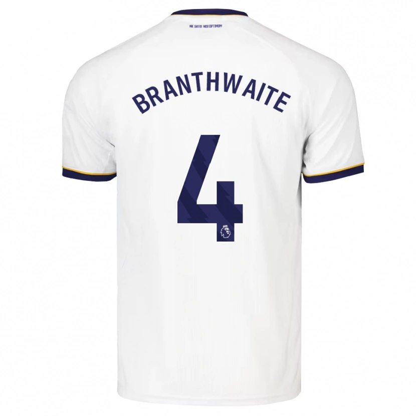 Danxen Dames Jarrad Branthwaite #4 Middernachtblauw Wit Geel Uitshirt Uittenue 2026/27 T-Shirt België