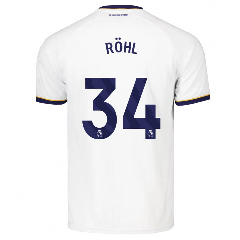 Danxen Dames Merlin Röhl #34 Middernachtblauw Wit Geel Uitshirt Uittenue 2026/27 T-Shirt België