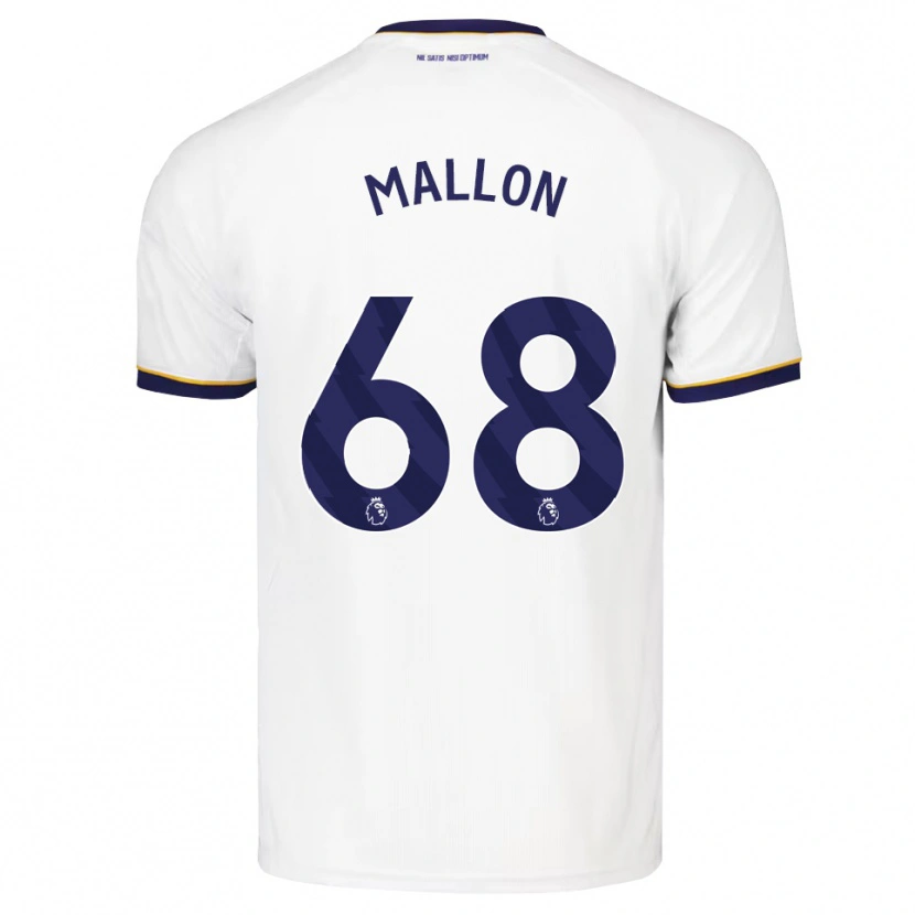Danxen Dames Mathew Mallon #68 Middernachtblauw Wit Geel Uitshirt Uittenue 2026/27 T-Shirt België
