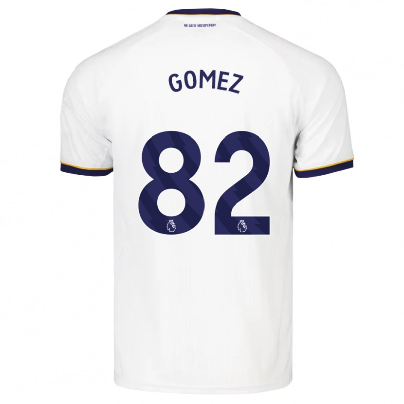 Danxen Dames Francis Gomez #82 Middernachtblauw Wit Geel Uitshirt Uittenue 2026/27 T-Shirt België