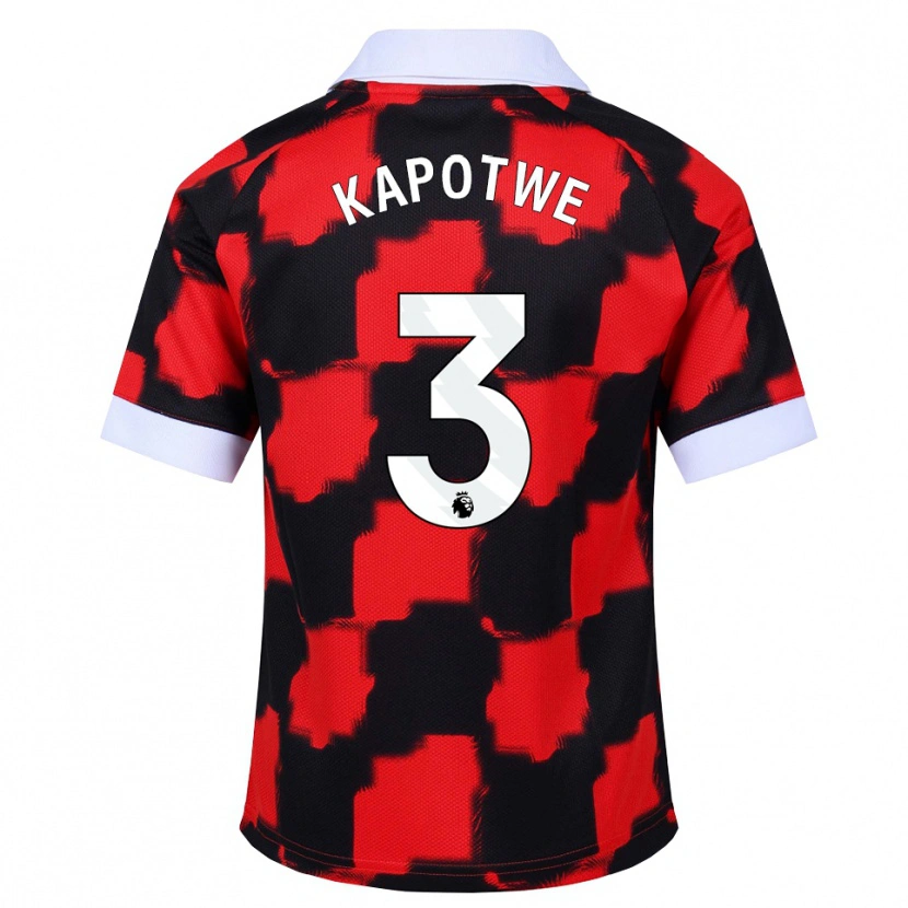 Danxen Dames Chase Kapotwe #3 Rood Wit Zwart Uitshirt Uittenue 2026/27 T-Shirt België