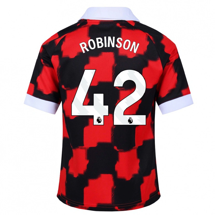 Danxen Dames Charlie Robinson #42 Rood Wit Zwart Uitshirt Uittenue 2026/27 T-Shirt België