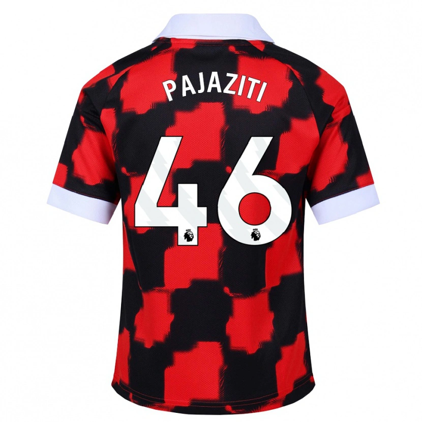 Danxen Dames Adrion Pajaziti #46 Rood Wit Zwart Uitshirt Uittenue 2026/27 T-Shirt België