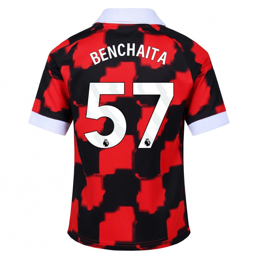 Danxen Dames Nazim Benchaita #57 Rood Wit Zwart Uitshirt Uittenue 2026/27 T-Shirt België