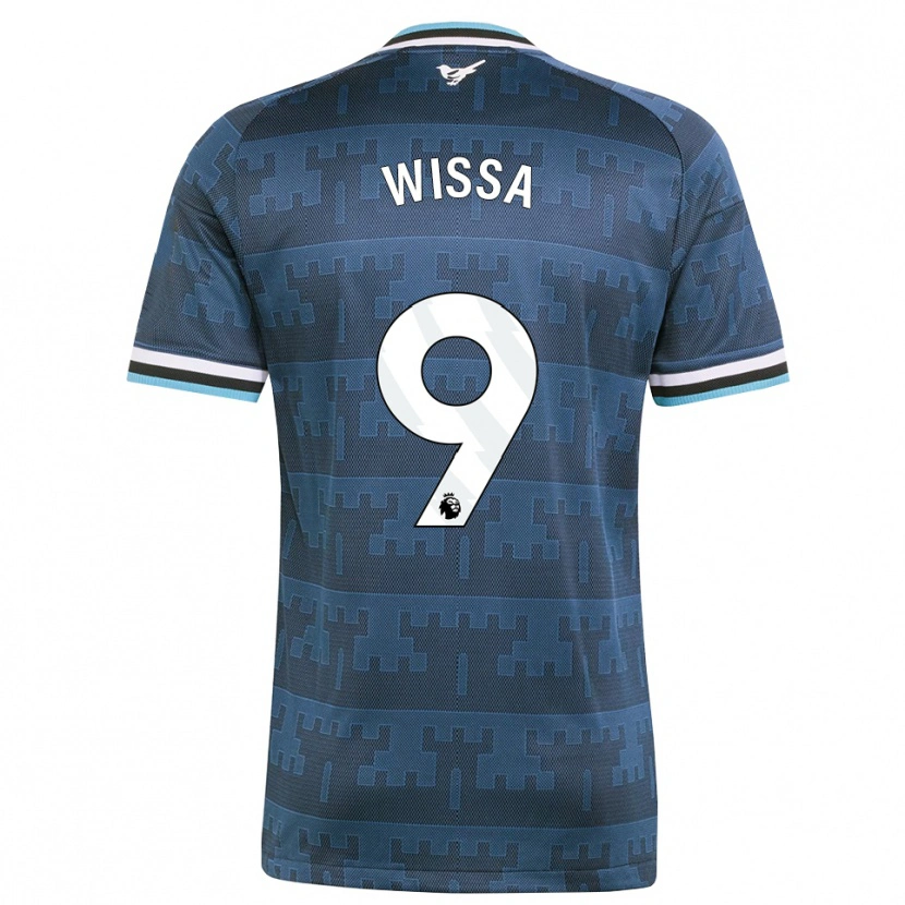 Danxen Dames Yoane Wissa #9 Geel Zwart Blauw Uitshirt Uittenue 2026/27 T-Shirt België