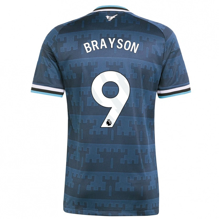 Danxen Dames Joe Brayson #9 Geel Zwart Blauw Uitshirt Uittenue 2026/27 T-Shirt België