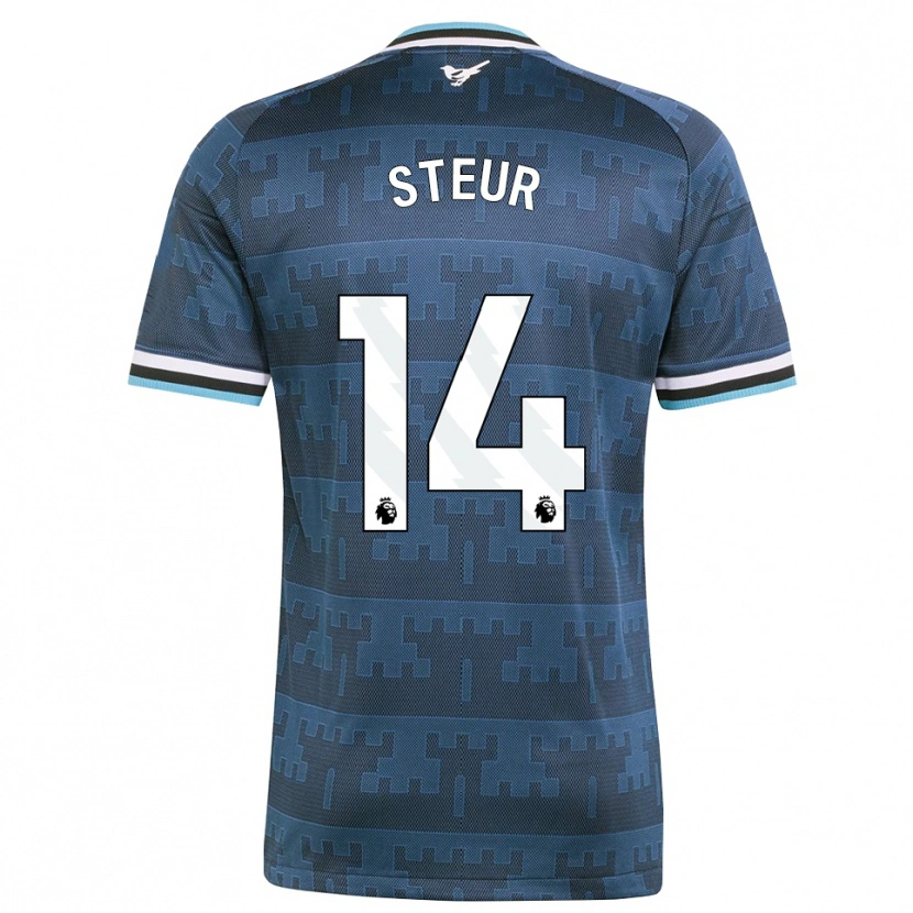 Danxen Dames Sean Steur #14 Geel Zwart Blauw Uitshirt Uittenue 2026/27 T-Shirt België