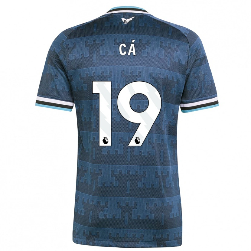 Danxen Dames Afner Cá #19 Geel Zwart Blauw Uitshirt Uittenue 2026/27 T-Shirt België