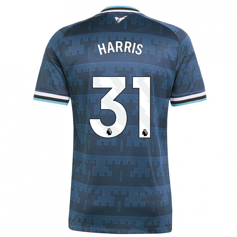 Danxen Dames Aidan Harris #31 Geel Zwart Blauw Uitshirt Uittenue 2026/27 T-Shirt België
