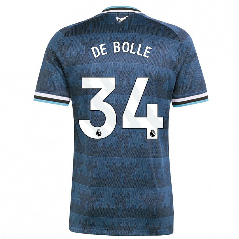 Danxen Dames Lucas De Bolle #34 Geel Zwart Blauw Uitshirt Uittenue 2026/27 T-Shirt België