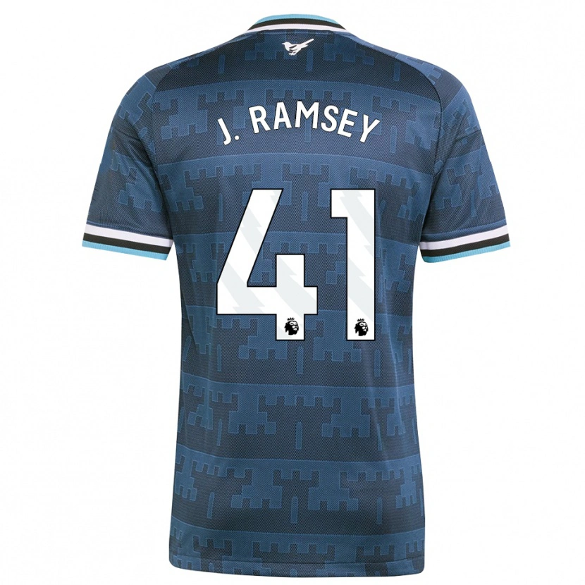 Danxen Dames Jacob Ramsey #41 Geel Zwart Blauw Uitshirt Uittenue 2026/27 T-Shirt België