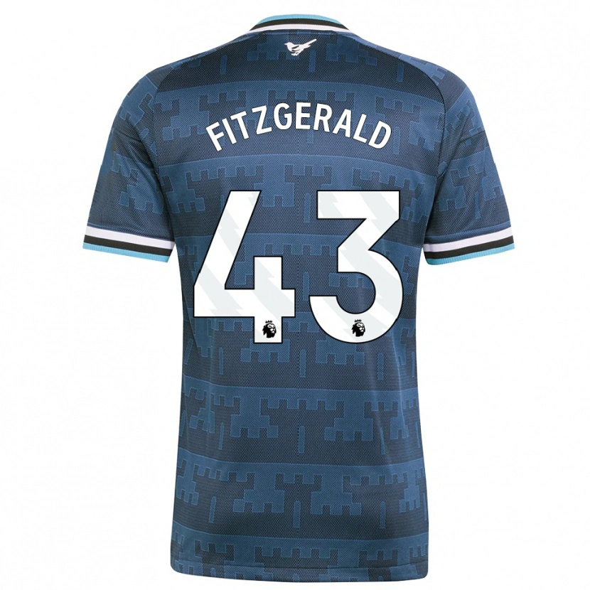 Danxen Dames Kyle Fitzgerald #43 Geel Zwart Blauw Uitshirt Uittenue 2026/27 T-Shirt België