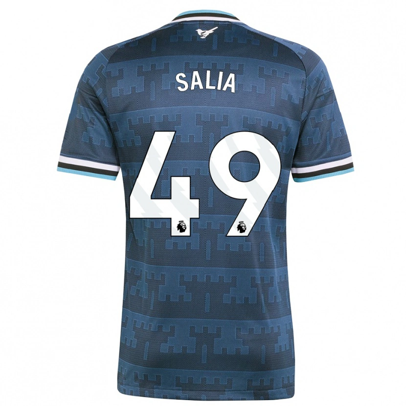 Danxen Dames Vakhtang Salia #49 Geel Zwart Blauw Uitshirt Uittenue 2026/27 T-Shirt België