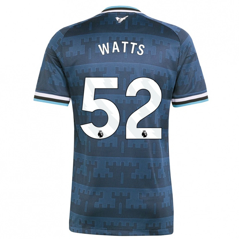 Danxen Dames Logan Watts #52 Geel Zwart Blauw Uitshirt Uittenue 2026/27 T-Shirt België
