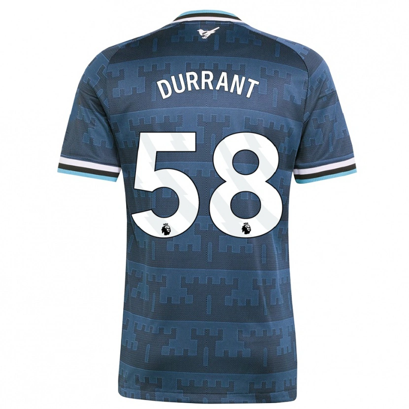 Danxen Dames Jake Durrant #58 Geel Zwart Blauw Uitshirt Uittenue 2026/27 T-Shirt België