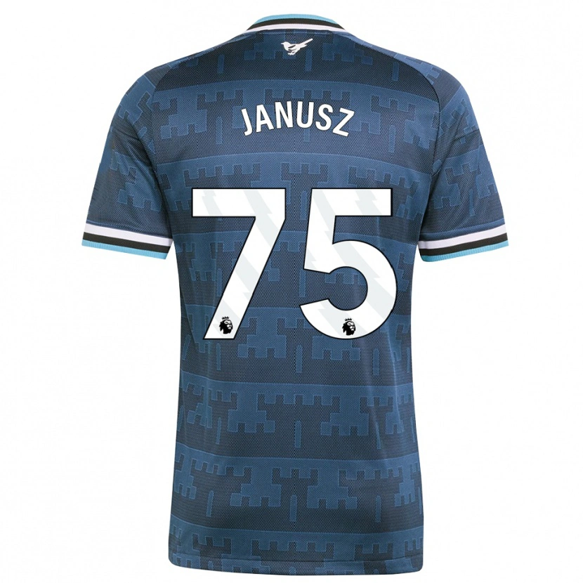 Danxen Dames Adrian Janusz #75 Geel Zwart Blauw Uitshirt Uittenue 2026/27 T-Shirt België