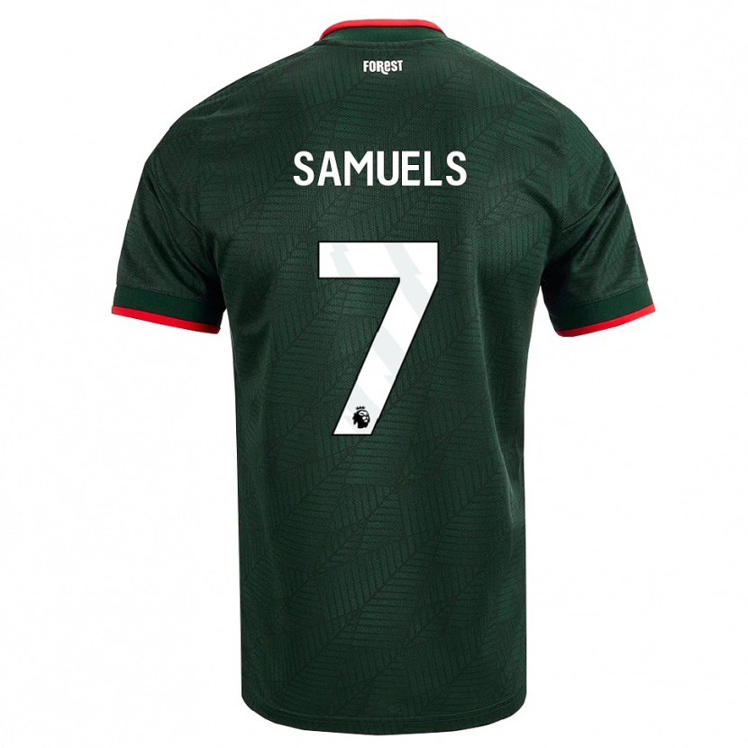 Danxen Dames Shakur Samuels #7 Donkergroen Rood Uitshirt Uittenue 2026/27 T-Shirt België