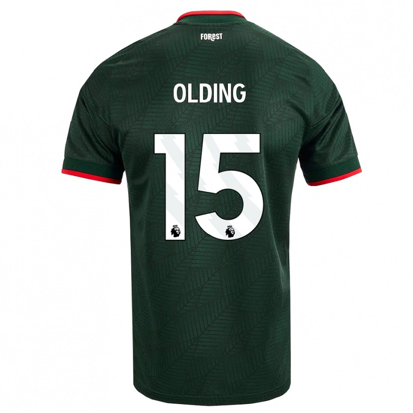 Danxen Dames Hollie Olding #15 Donkergroen Rood Uitshirt Uittenue 2026/27 T-Shirt België
