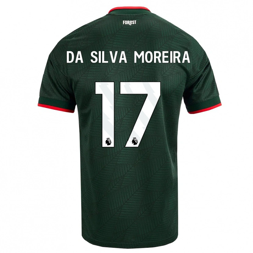 Danxen Dames Eric Da Silva Moreira #17 Donkergroen Rood Uitshirt Uittenue 2026/27 T-Shirt België