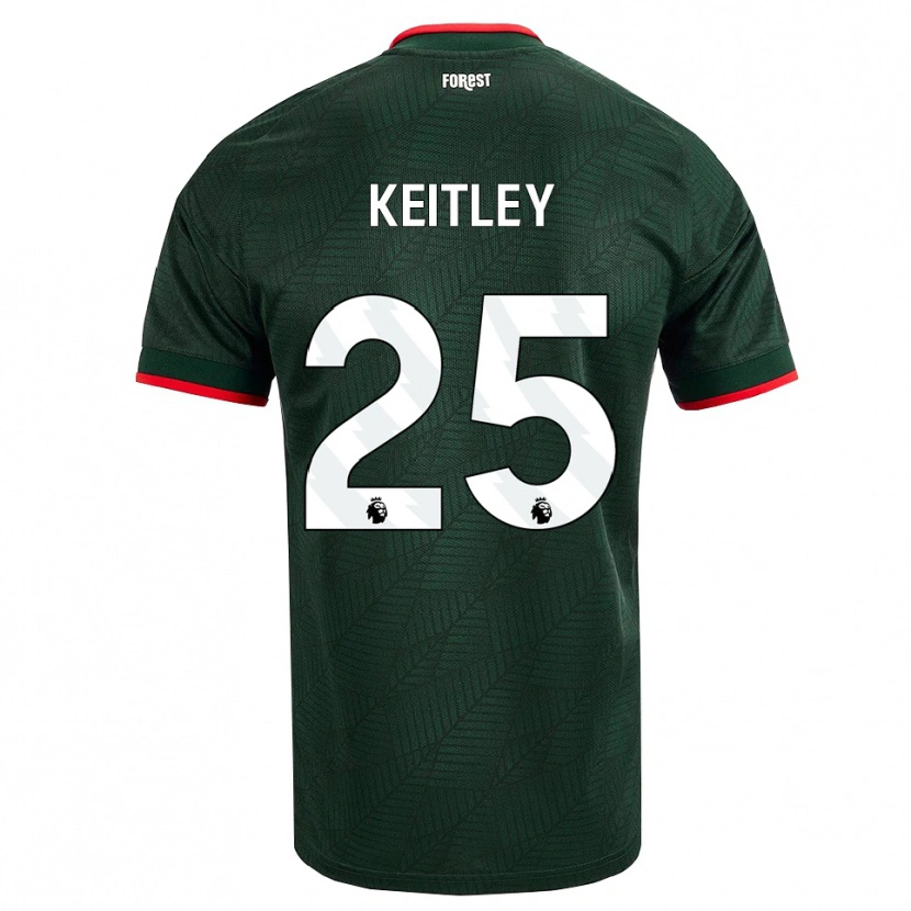 Danxen Dames Alice Keitley #25 Donkergroen Rood Uitshirt Uittenue 2026/27 T-Shirt België