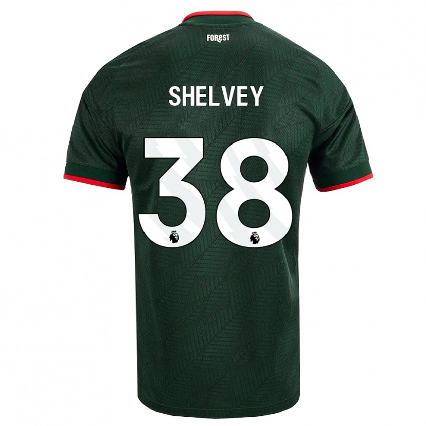 Danxen Dames George Shelvey #38 Donkergroen Rood Uitshirt Uittenue 2026/27 T-Shirt België