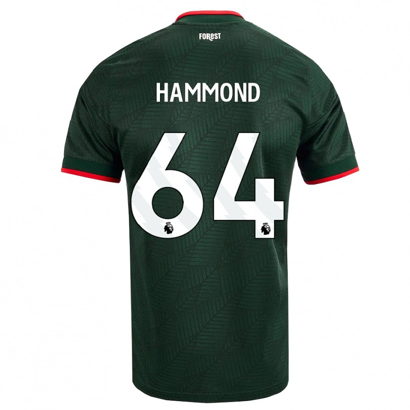 Danxen Dames Ben Hammond #64 Donkergroen Rood Uitshirt Uittenue 2026/27 T-Shirt België