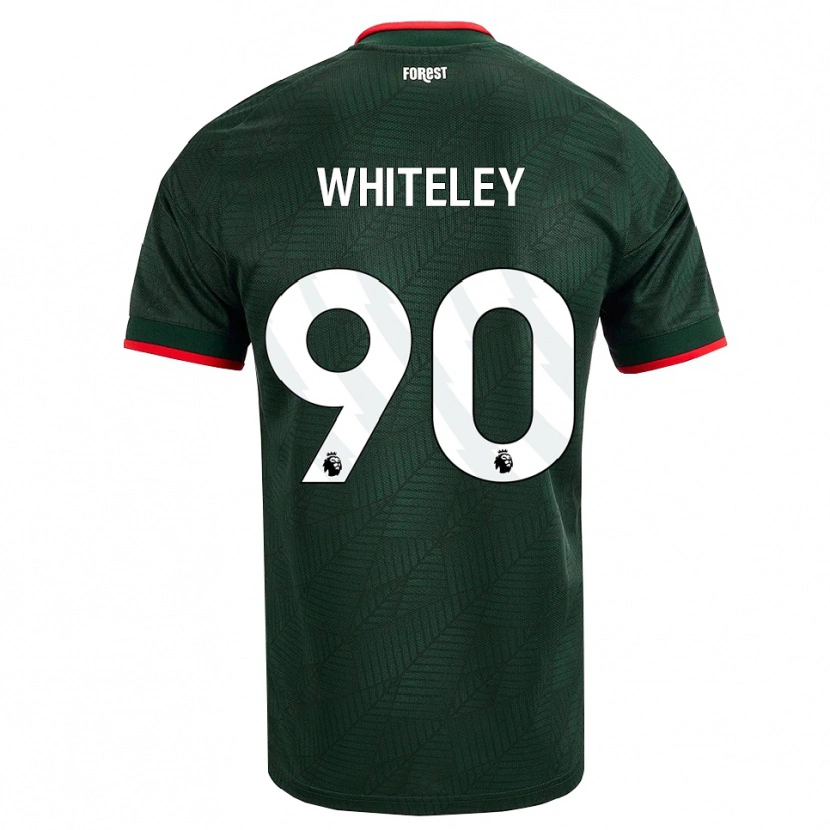 Danxen Dames Jonathan Whiteley #90 Donkergroen Rood Uitshirt Uittenue 2026/27 T-Shirt België