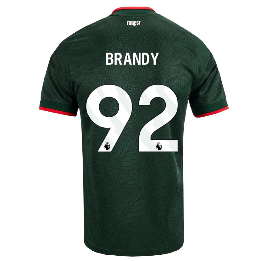 Danxen Dames Taeneal Brandy #92 Donkergroen Rood Uitshirt Uittenue 2026/27 T-Shirt België