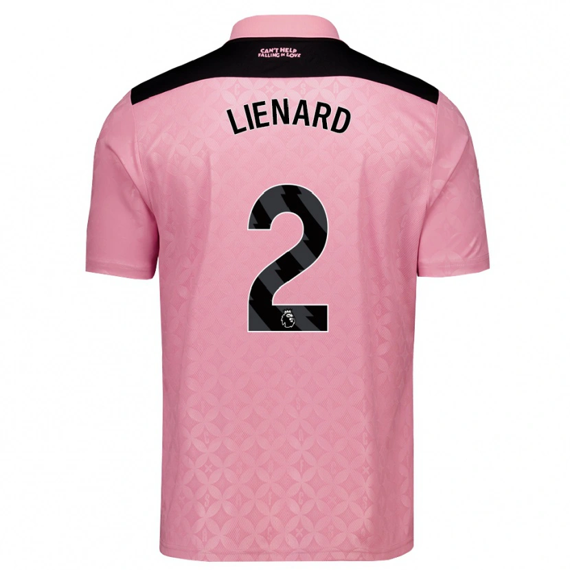 Danxen Dames Alex Lienard #2 Lichtroze Zwart Uitshirt Uittenue 2026/27 T-Shirt België
