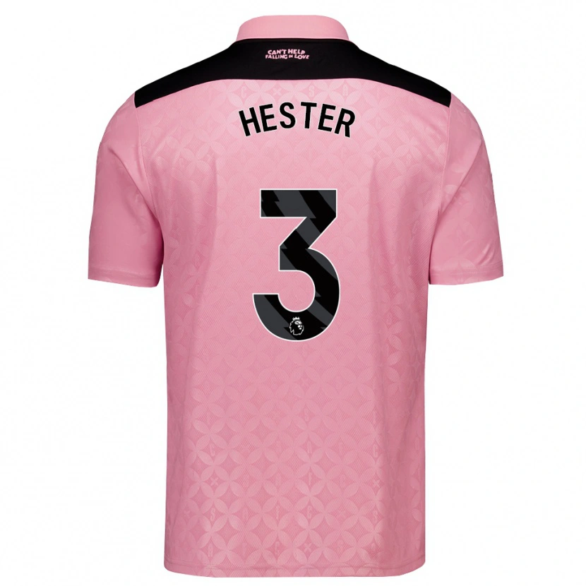 Danxen Dames Bayley Hester #3 Lichtroze Zwart Uitshirt Uittenue 2026/27 T-Shirt België