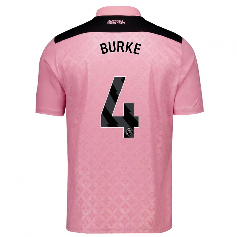 Danxen Dames Marshall Burke #4 Lichtroze Zwart Uitshirt Uittenue 2026/27 T-Shirt België