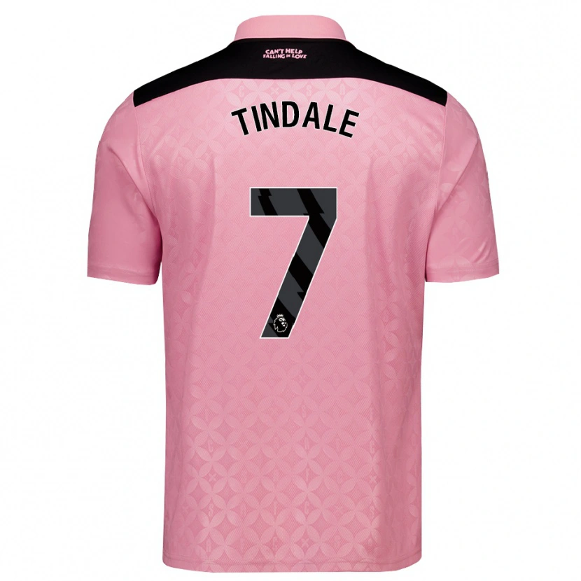 Danxen Dames Charlie Dinsdale #7 Lichtroze Zwart Uitshirt Uittenue 2026/27 T-Shirt België