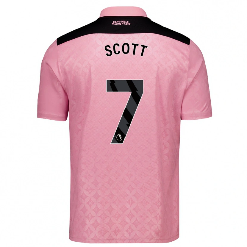 Danxen Dames Felix Scott #7 Lichtroze Zwart Uitshirt Uittenue 2026/27 T-Shirt België