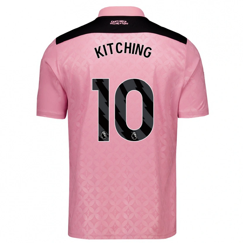 Danxen Dames Katie Kitching #10 Lichtroze Zwart Uitshirt Uittenue 2026/27 T-Shirt België