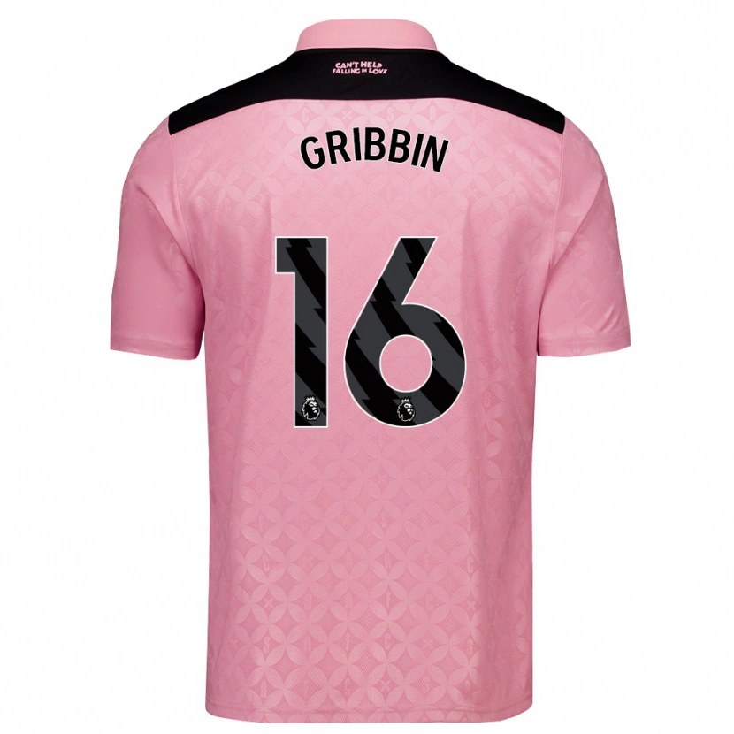 Danxen Dames Lewis Gribbin #16 Lichtroze Zwart Uitshirt Uittenue 2026/27 T-Shirt België