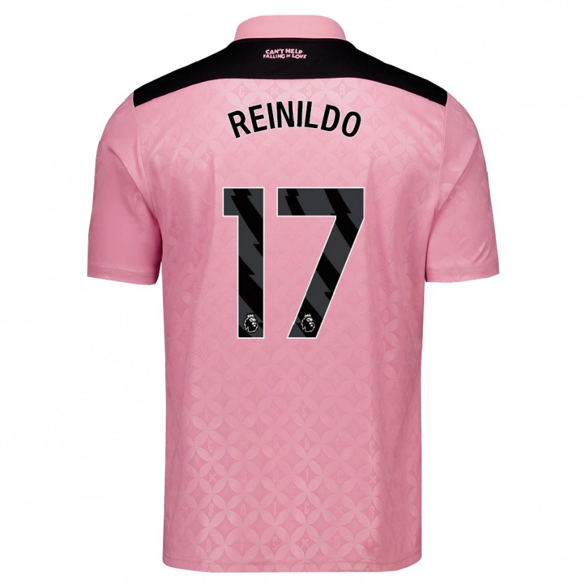 Danxen Dames Reinildo Mandava #17 Lichtroze Zwart Uitshirt Uittenue 2026/27 T-Shirt België