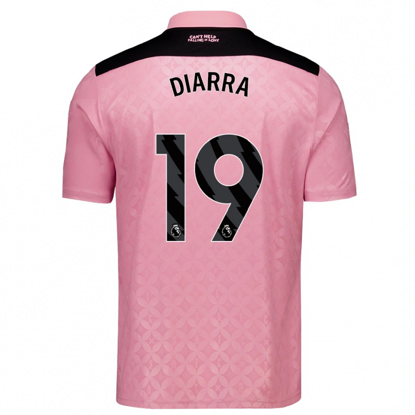Danxen Dames Habib Diarra #19 Lichtroze Zwart Uitshirt Uittenue 2026/27 T-Shirt België