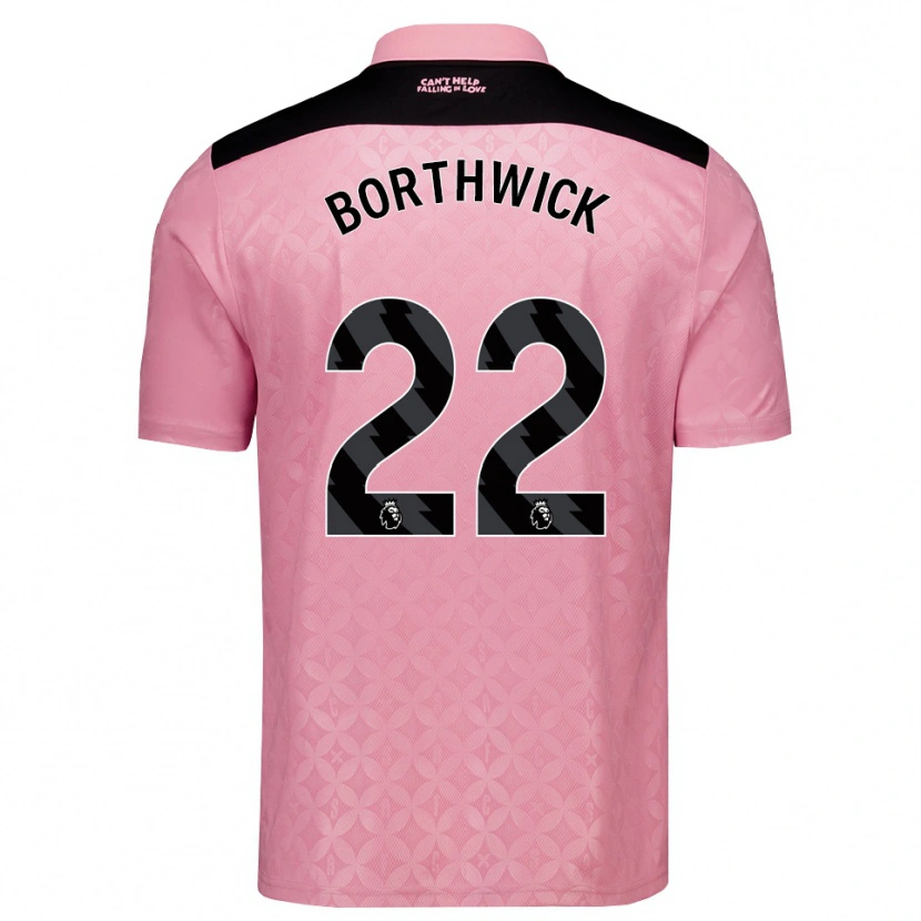 Danxen Dames Megan Borthwick #22 Lichtroze Zwart Uitshirt Uittenue 2026/27 T-Shirt België