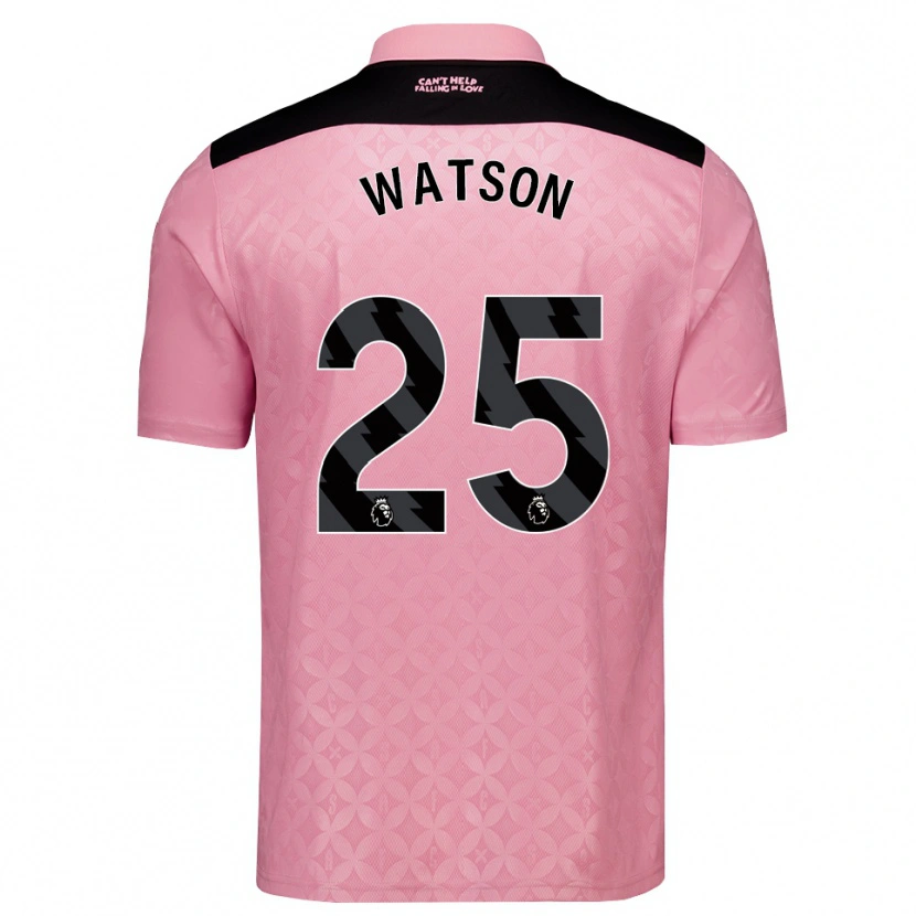 Danxen Dames Katy Watson #25 Lichtroze Zwart Uitshirt Uittenue 2026/27 T-Shirt België