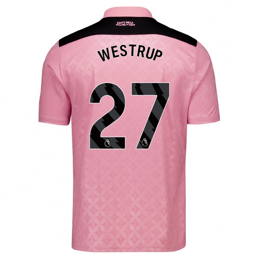 Danxen Dames Brianna Westrup #27 Lichtroze Zwart Uitshirt Uittenue 2026/27 T-Shirt België