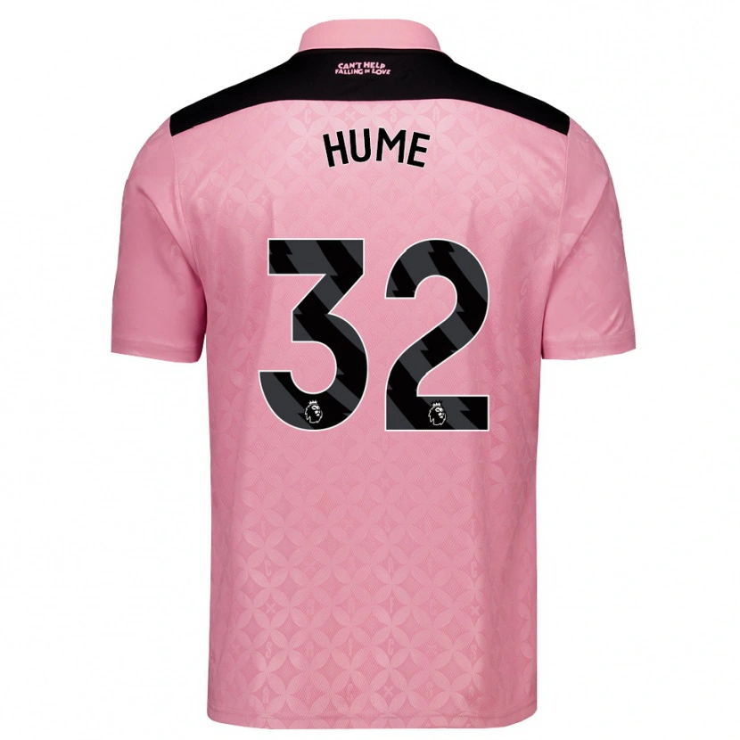 Danxen Dames Trai Hume #32 Lichtroze Zwart Uitshirt Uittenue 2026/27 T-Shirt België
