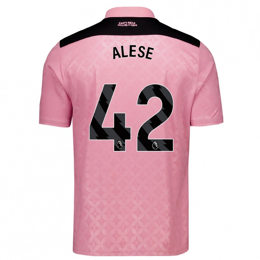 Danxen Dames Aji Alese #42 Lichtroze Zwart Uitshirt Uittenue 2026/27 T-Shirt België