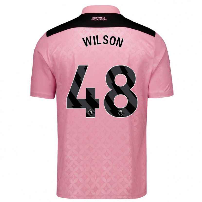 Danxen Dames Callum Wilson #48 Lichtroze Zwart Uitshirt Uittenue 2026/27 T-Shirt België