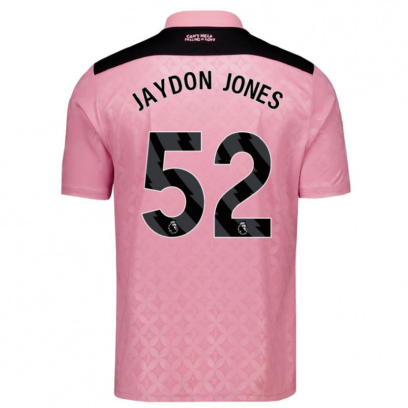 Danxen Dames Jaydon Jones #52 Lichtroze Zwart Uitshirt Uittenue 2026/27 T-Shirt België