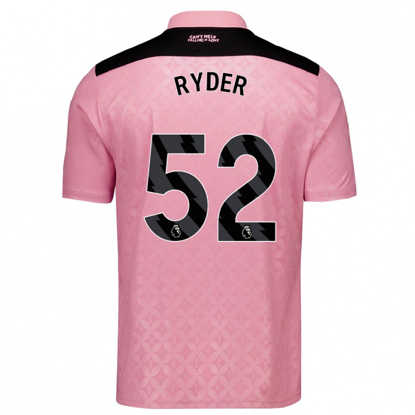 Danxen Dames Joe Ryder #52 Lichtroze Zwart Uitshirt Uittenue 2026/27 T-Shirt België