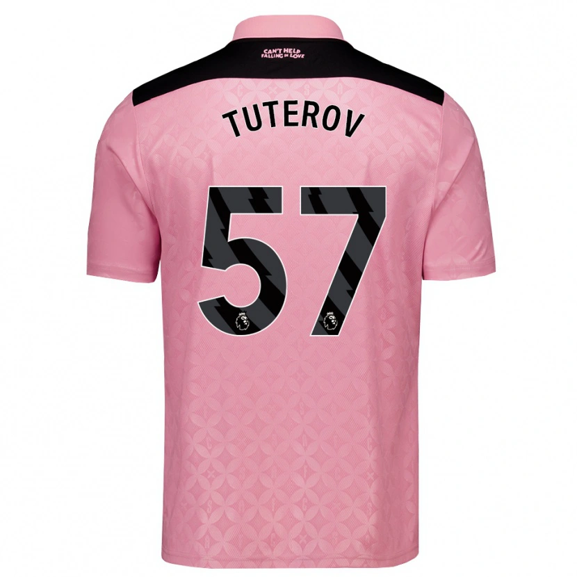 Danxen Dames Timur Tuterov #57 Lichtroze Zwart Uitshirt Uittenue 2026/27 T-Shirt België