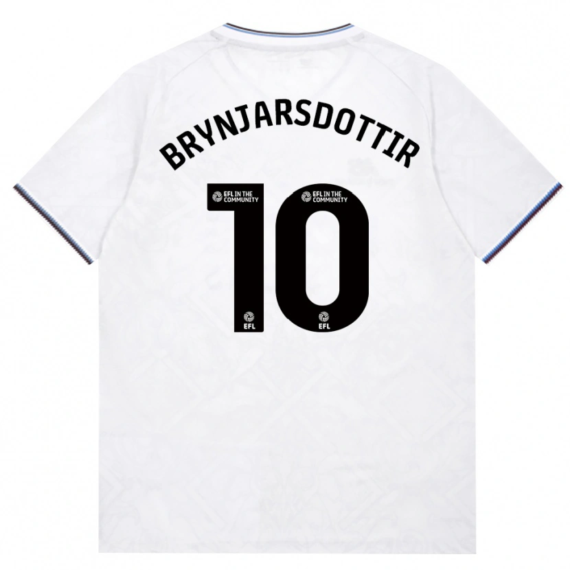 Danxen Dames Dagný Brynjarsdóttir #10 Bordeaux Wit Uitshirt Uittenue 2026/27 T-Shirt België
