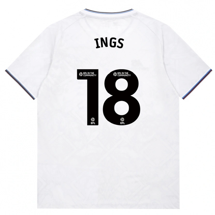 Danxen Dames Danny Ings #18 Bordeaux Wit Uitshirt Uittenue 2026/27 T-Shirt België